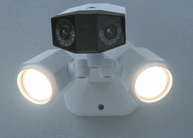 2-in-1 - Duo 4K Floodlight Camera -Closer to Reality