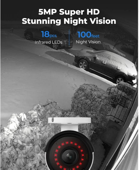 Reolink 16CH 5MP PoE Security Camera System