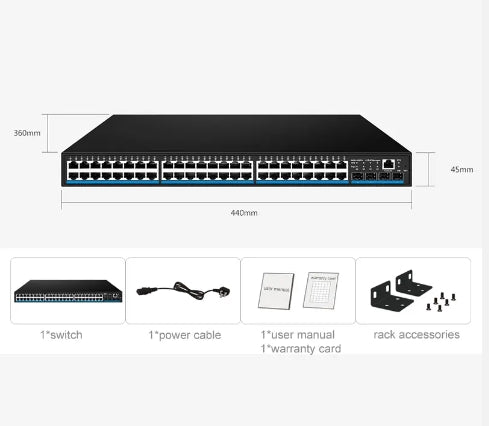 48-Port Managed GigabitEthernet Switch