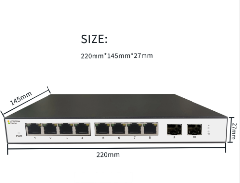 8-Port Enterprise GigabitEthernet switch