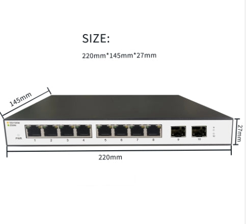 8-Port Enterprise GigabitEthernet switch