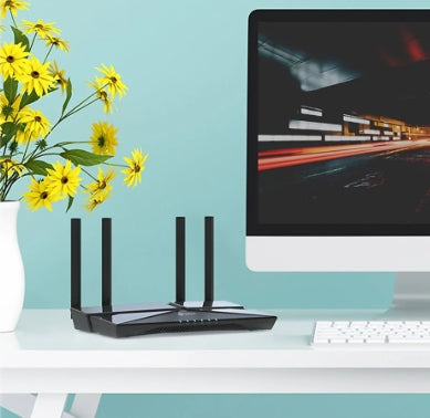 High Speed AX1500 Wi-Fi 6 Router -Small and Sleek