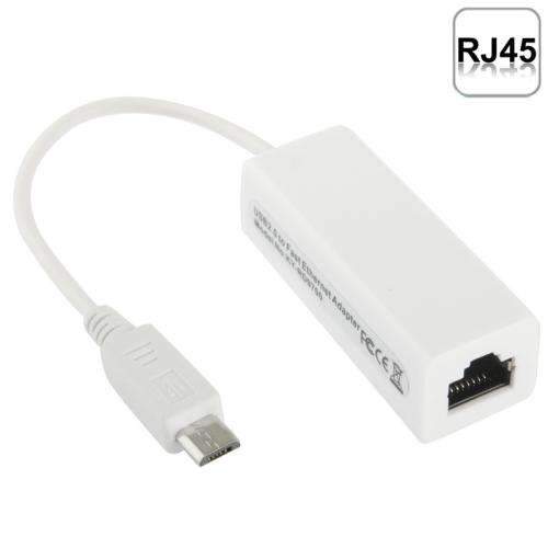 20cm Micro USB 2.0 To Ethernet Adapter