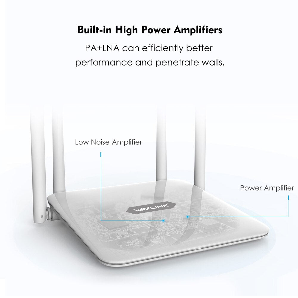 AC1200 High Power Dual Band Wireless Router