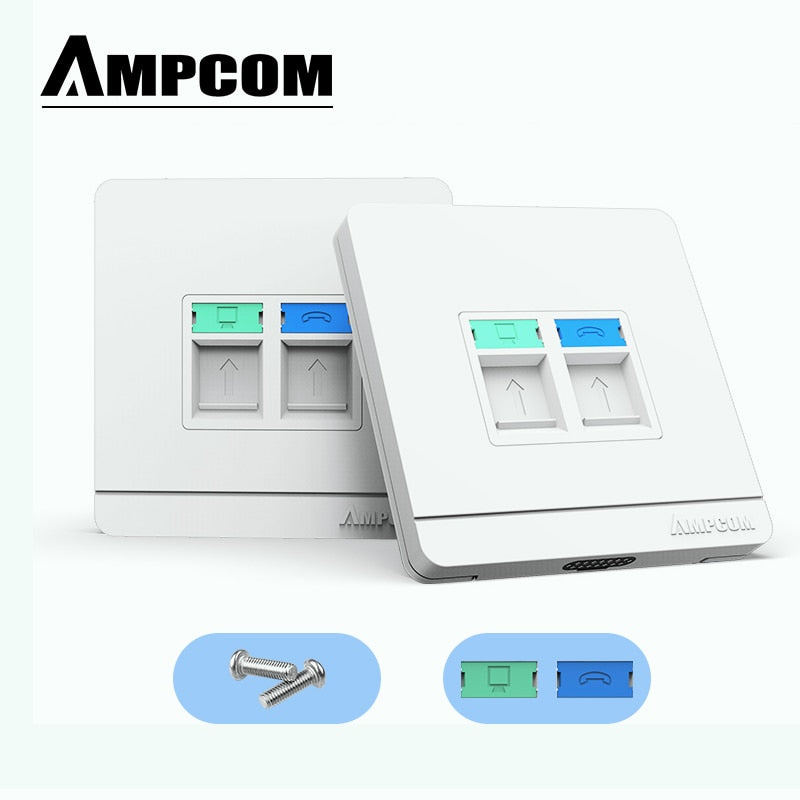 RJ45 Faceplate /Wall Socket Wall-plate