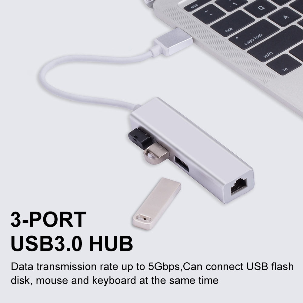 USB 3.0 & 2.0 USB to RJ45 Ethernet Adapter