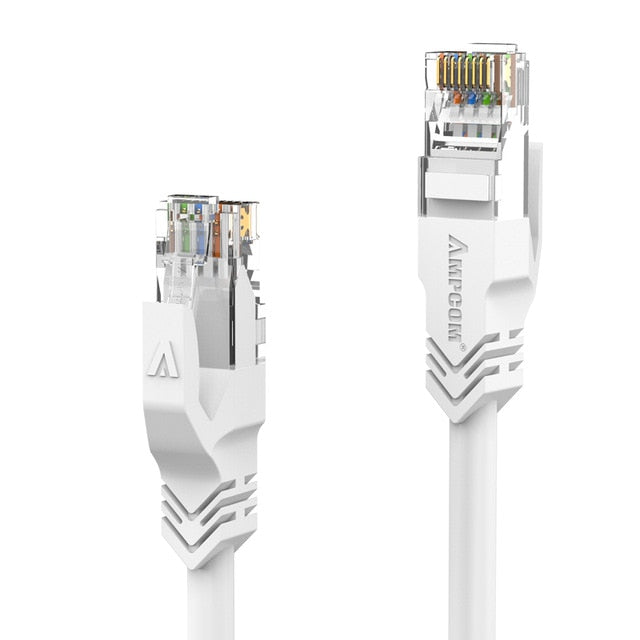 AMPCOM Ethernet Cable RJ45 Cat6 Lan Cable (24AWG) UTP CAT 6 RJ 45 Network Cable Patch Cord for Desktop Computers Modem Router