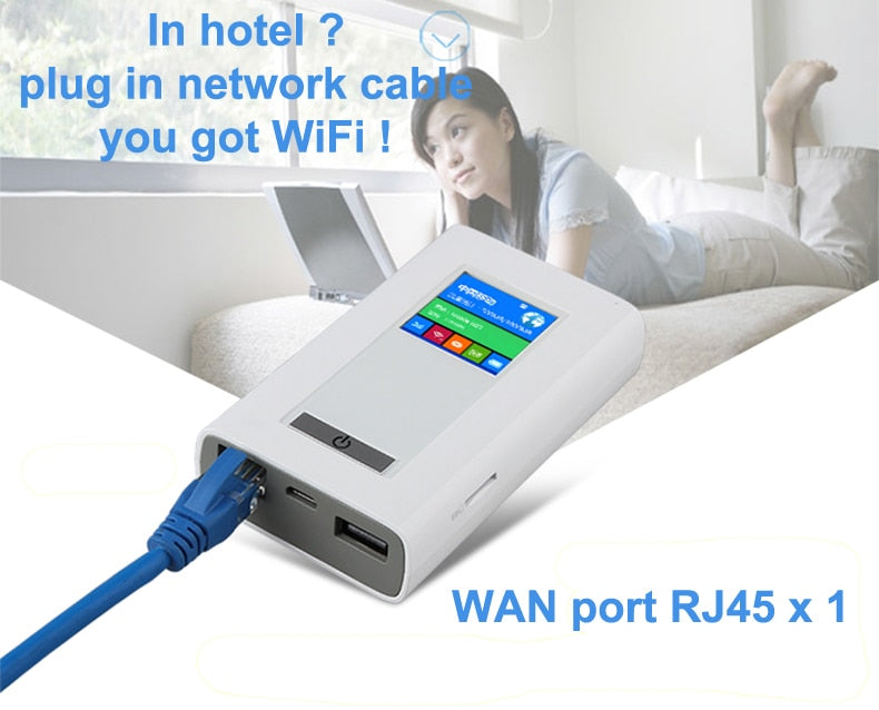 4G LTE Dual-Sim Hotspot with RJ45 port