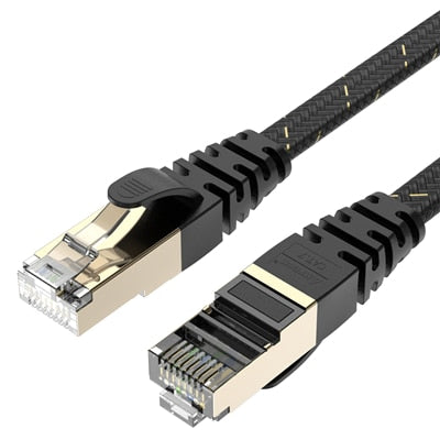 Cat7 Lan Cable 1M -3M STP RJ45 Flat Network Cable Patch Cord