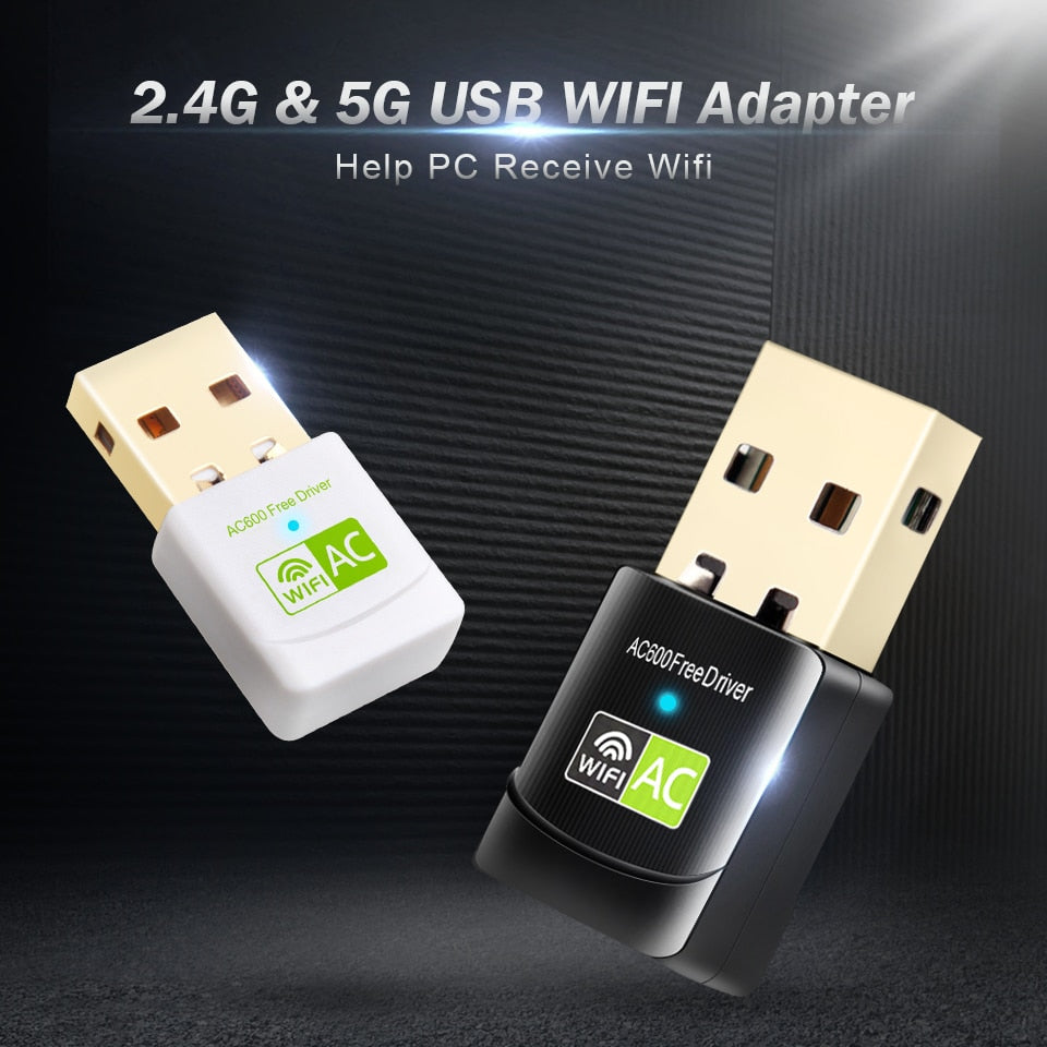 USB Wifi Adapter - 600Mbps Capacity