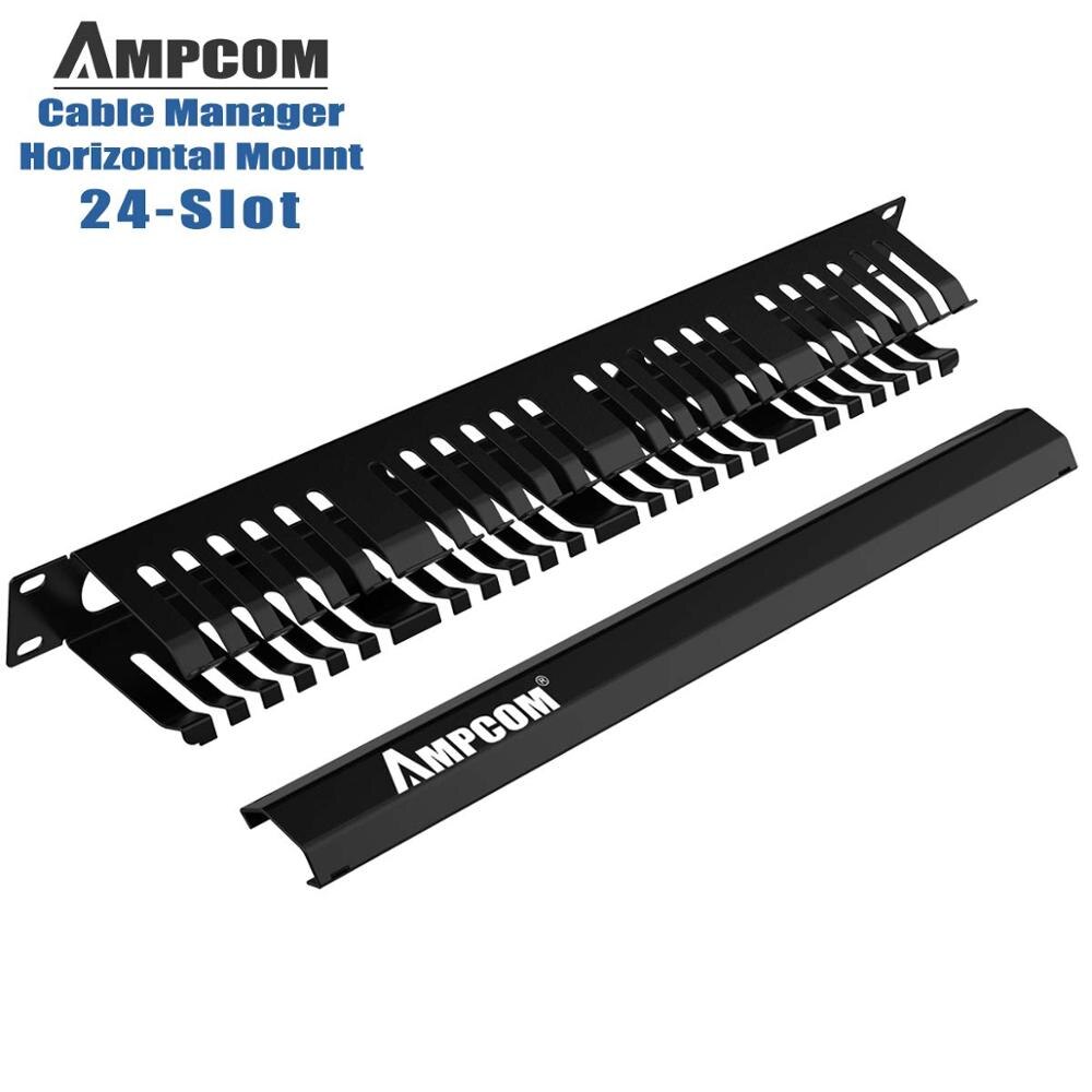 1U Cable Management Horizontal Mount 19 inch Server Rack