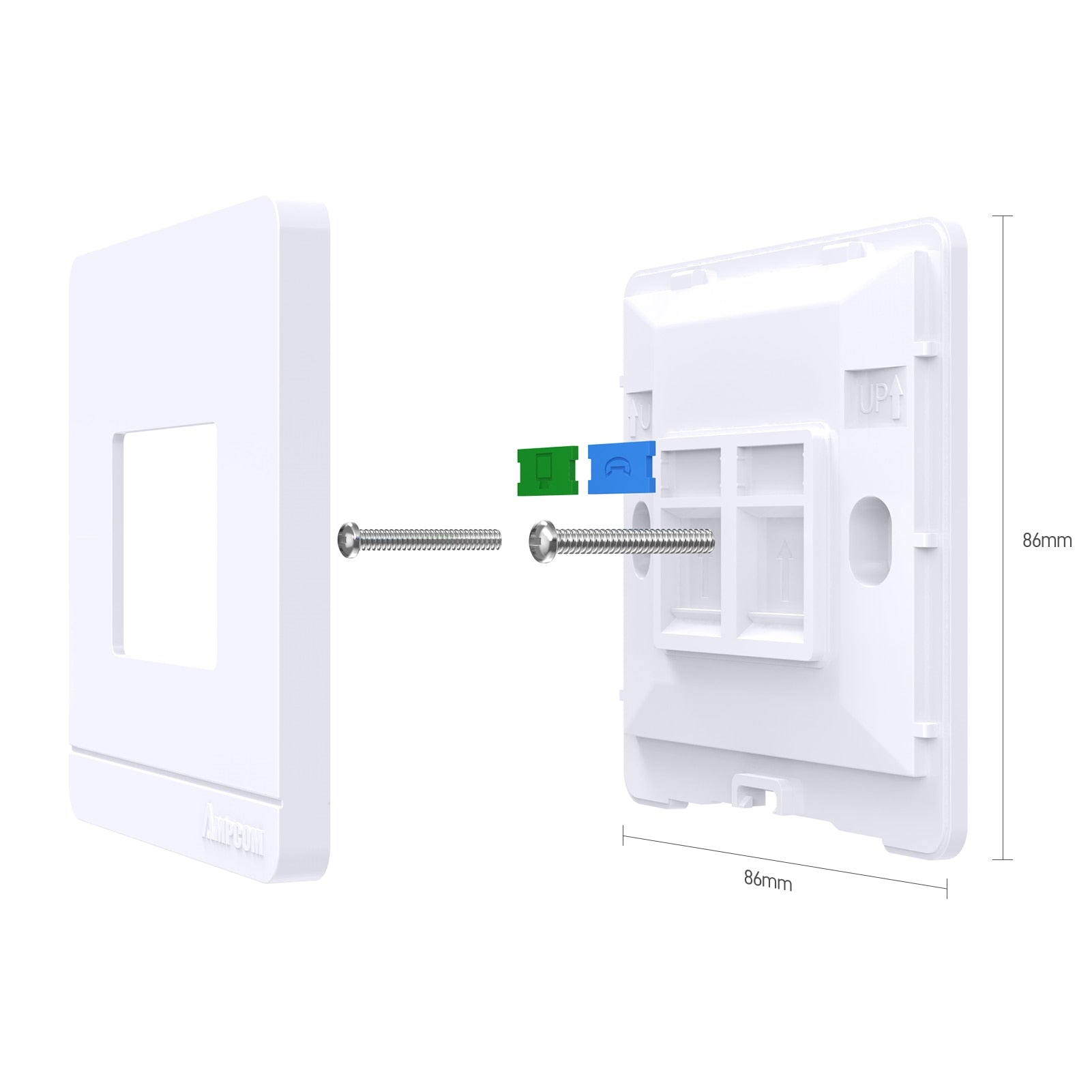 RJ45 Faceplate /Wall Socket Wall-plate