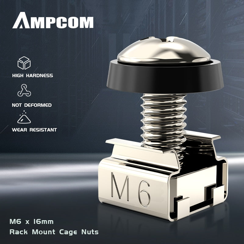 M6 x 16mm Rack Mount Cage Nuts